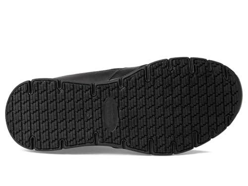 Skechers for Work Women's Nampa-Wyola Food Service Shoe, black polyurethane, 5 M US — view 3