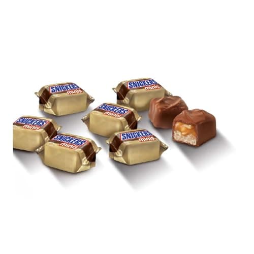 SNICKERS Minis Size Chocolate Candy Bars 4.4-Ounce Bag (Pack of 12) — view 3