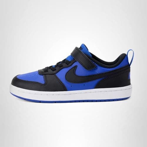 Nike Little Kid's Court Borough Low Recraft Lifestyle Shoes, Game Royal/Black-White, 1Y — view 6