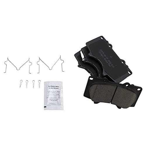 TRQ Brake Pad and Rotor Kit for 2001-2007 Toyota Sequoia — view 5