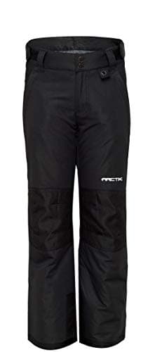 Arctix Youth Snow Pants with Reinforced Knees and Seat, Black, Large Husky