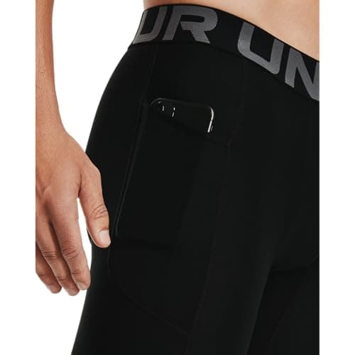 Under Armour Men's Armour HeatGear Compression Shorts , Black (001)/Pitch Gray, Medium — view 5