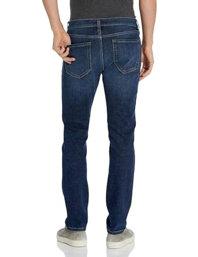 Amazon Essentials Men's Skinny-Fit Stretch Jean, Dark Vintage, 34W x 28L