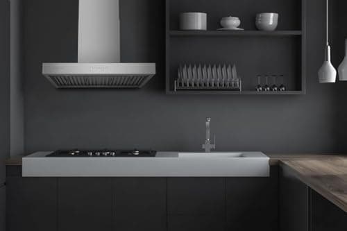 Hauslane 12-5/8" x 11-1/4" x 40" (WxDxL) Chimney Extension (Model CHE015) for Range Hood Model WM-730SS-30, Only Compatible with Hauslane Range Hoods — view 3