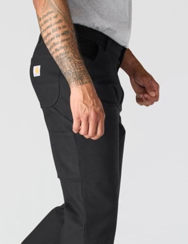 Carhartt Men's Rugged Flex Rigby Dungaree Work Pants, Black, 36W x 32L — view 3