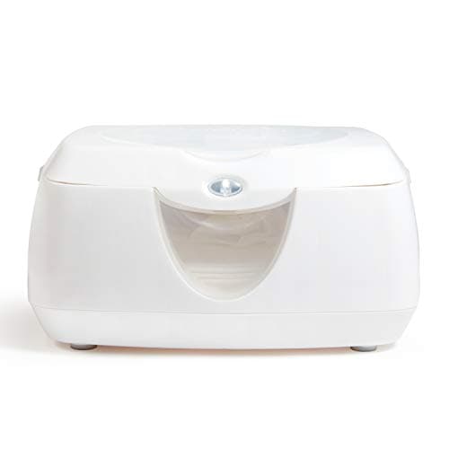 Munchkin Warm Glow Baby Wipe Warmer with Nightlight, Baby Wipes Warmer Dispenser for Newborn Diaper Changes, Holds 100 Wipes, White — view 4