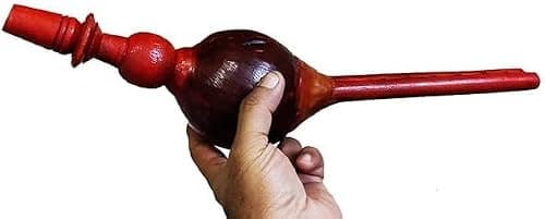 RSGM Handmade Wooden Snake Charmer Indian Been Pungi Sapera Double Flute Musical Instrument Wind Percussion — view 2