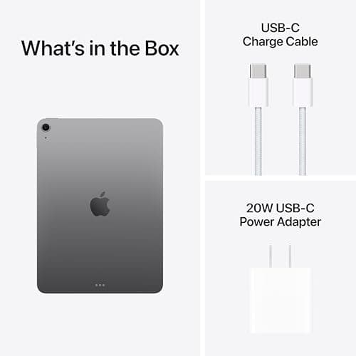 Apple iPad Air 11-inch with M3 chip: Apple Intelligence, 128 GB, 12MP Front/Back Camera, Wi-Fi 6E, Touch ID, All-Day Battery Life — Space Grey — view 3