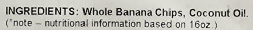 Gerbs Banana Chips Unsweetened, 2 LBS – Unsulfured & Preservative Free - Top 14 Allergy Friendly & Non GMO - Product of Philippines — view 8