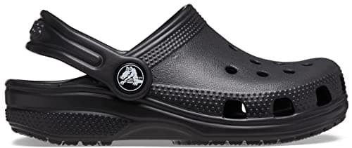 Crocs Unisex-Child Classic Clogs, Black, 8 Toddler — view 5