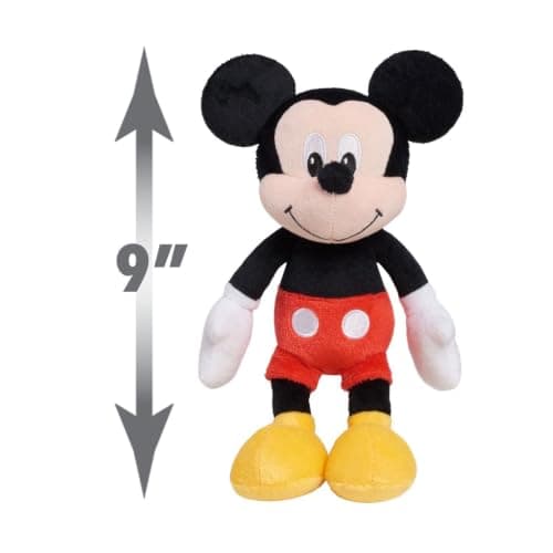 Disney Junior Mickey Mouse Bean Plush Mickey Mouse Stuffed Animal, Officially Licensed Kids Toys for Ages 2 Up, by Just Play — view 2