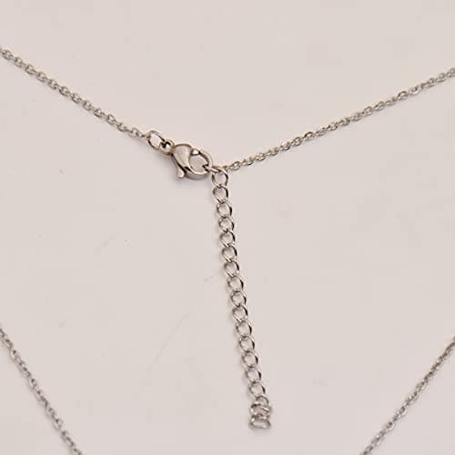 RONKAH Baby Custom Personalized Name Necklace Pendant Necklace with Heart Customized Necklace Best Gift for Women Christmas Valentine's Day Mother's Day Birthday AG — view 5