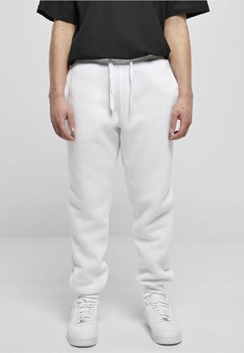 Southpole Men's 1570 Basic Active Fleece Jogger Sweatpants, White a, Medium