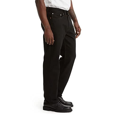 Levi's Men's 550 Relaxed Fit Jean, Black, 34x30
