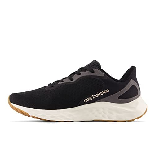 New Balance Women's Fresh Foam Arishi V4 Running Shoe, Black/Light Gold Metallic/Gum 2, 8 Wide US — view 4