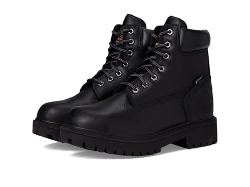 Timberland PRO Men's Direct Attach 6 Inch Steel Safety Toe Insulated Waterproof Industrial Work Boot, Black-2024 New, 11.5 Wide