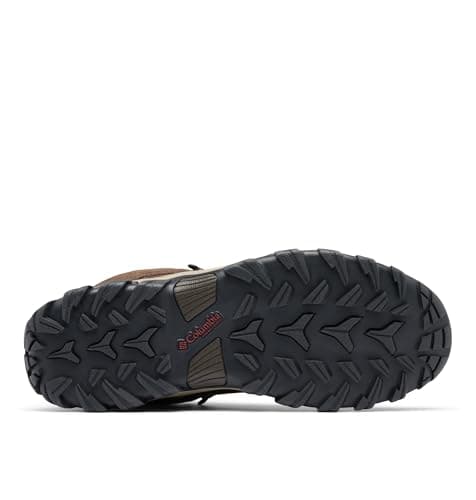 Columbia Mens Newton Ridge Plus II Suede Waterproof, Cordovan/Spice, 9 — view 5