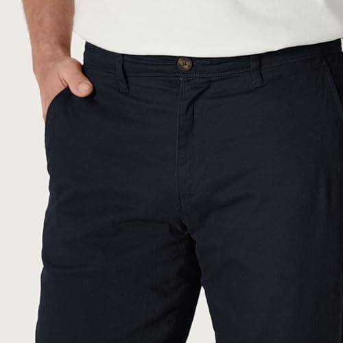 Amazon Essentials Men's Big & Tall Athletic Casual Stretch Khaki Pant, Black, 44W x 28L — view 3