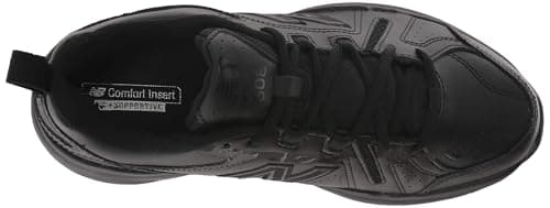 New Balance Women's 608 V5 Casual Comfort Cross Trainer, Black/Black, 5 W — view 3