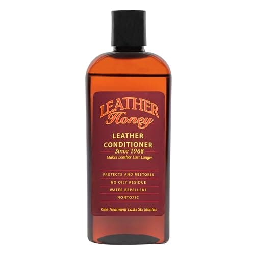 Leather Honey Leather Conditioner - Quality Leather Care Since 1968 - Leather Conditioner for Auto Interiors, Furniture, Shoes, Bags, Accessories & Apparel - 8oz