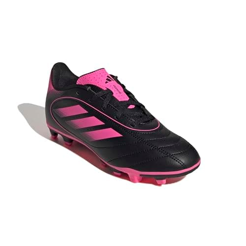 Adidas Unisex-Kids Goletto IX Firm Ground/Multi Ground, Black/Lucid Pink/Black, 6 — view 4