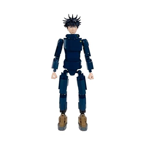 BLDR Jujutsu Kaisen Megumi Fushiguro Building Set - 9.5-Inch Buildable Articulated Action Figure, 0120 — view 3
