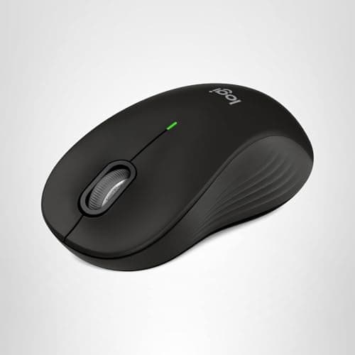 Logitech Signature M550 L Full Size Wireless Mouse - for Large Sized Hands, 2-Year Battery, Silent Clicks, Bluetooth, Multi-Device Compatibility - Black — view 8