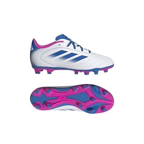 Adidas Unisex-Kids Goletto IX Firm Ground/Multi Ground, White/Bright Royal/Team Shock Pink, 11 — view 5