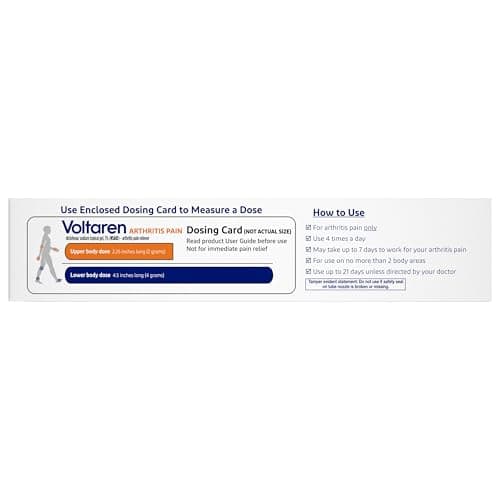 Voltaren Arthritis Pain Gel, One 100 g Tube and one 20 g Travel Size Tube — view 16