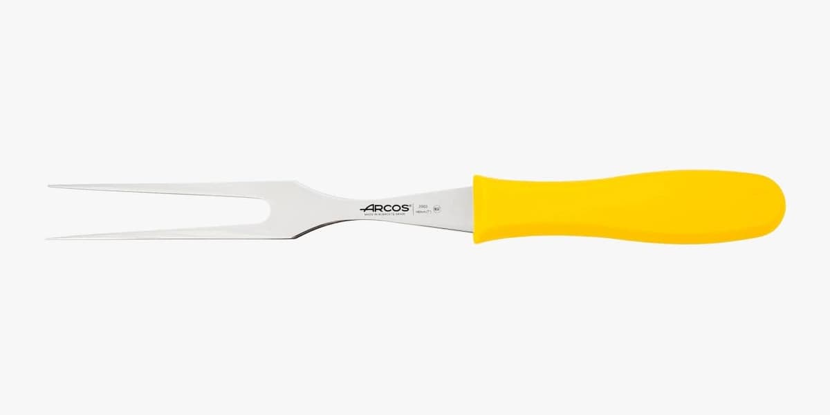 Arcos Serie 2900 - Cuchillo Santoku con Alveolos - Hoja de Acero Inoxidable Nitrum de 180 mm - Mango inyectado en Polipropileno Color Rojo — view 22
