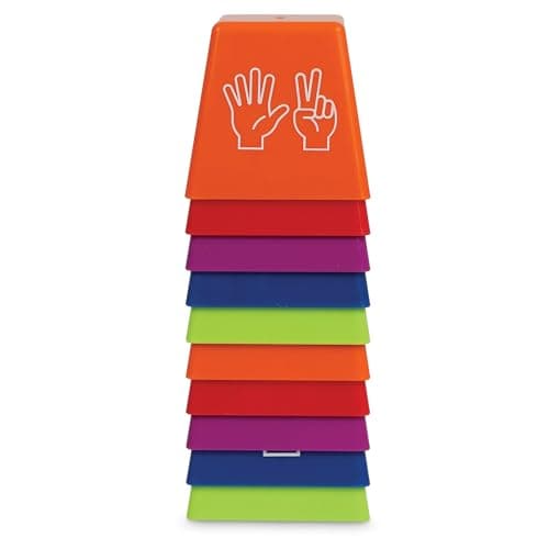 Learning Resources Number Stackers - Math Manipulatives, Addition and Subtraction Flash Cards, Counting Activities, Montessori, Fine Motor Skills, Problem Solving, Classroom Must Haves, Gifts for Kids — view 2
