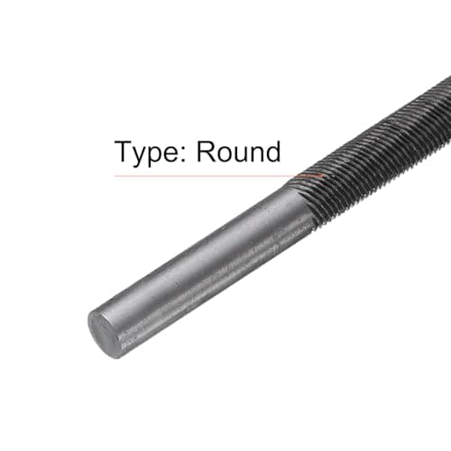 HARFINGTON Chainsaw File 11/64"(4.5mm) Chrome Steel Double Cut Round Rasp with Plastic Handle for Chain Saw Polishing — view 4