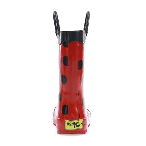 Western Chief girls Western Chief Kids Ladybug Rain boots, Lucy the Ladybu, 10 Toddler US — view 7