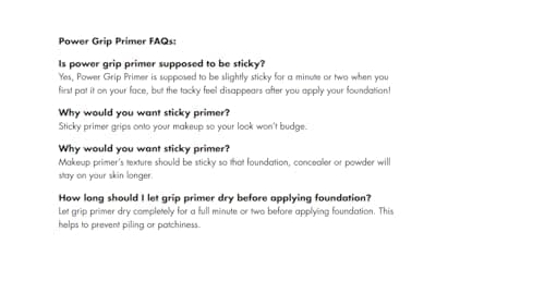 e.l.f. Power Grip Primer, Gel-Based & Hydrating Face Primer for Smoothing Skin & Gripping Makeup, Moisturizing & Priming, Vegan & Cruelty-Free, 0.811 Fl Oz — view 6