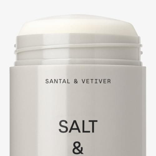 Salt & Stone Aluminum Free Deodorant | Extra Strength 48 Hour Protection for Women & Men | Made with Seaweed Extracts, Niacinamide & Prebiotics | Santal & Vetiver — view 6