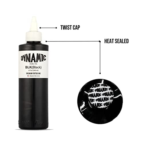 Dynamic Black Ink Bottle, 8 oz — view 3