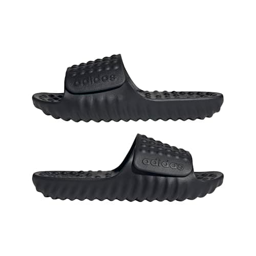 adidas Unisex-Adult Adissage 360Rec, Black/Black/Black, 14 — view 7