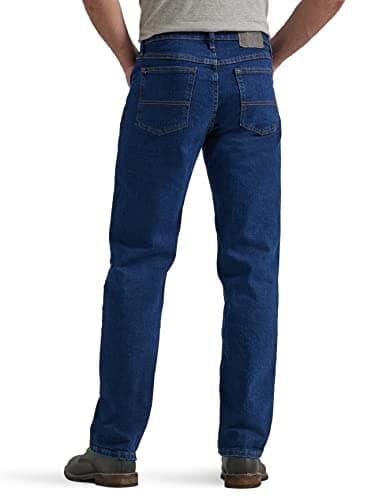 Wrangler Authentics Men's Classic 5-Pocket Regular Fit Flex Jean, Dark Indigo Flex, 36W x 30L — view 2
