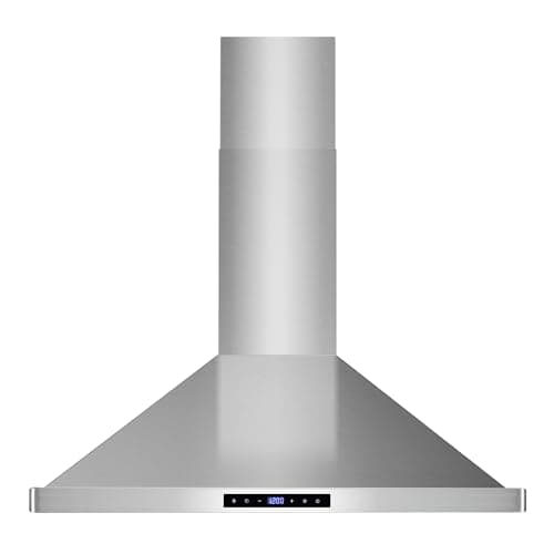 30 in. Vista Coll 380 CFM Ducted Wall Mount Range Hood LED, Stainless Steel