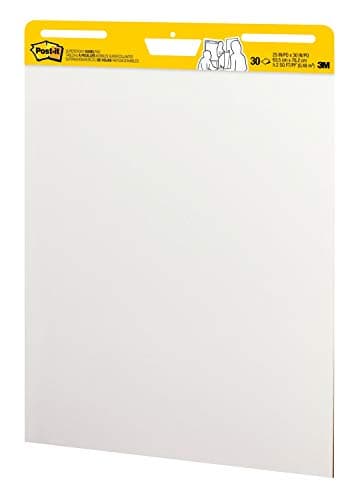 Post-it Super Sticky Easel Pad, 25 x 30 Inches, 30 Sheets Per Pad, 2 Pads, Large, White, Premium Self Stick Flip Chart Paper, Anchor Chart, Office Supplies & School Supplies, Great for Teachers and Students — view 3