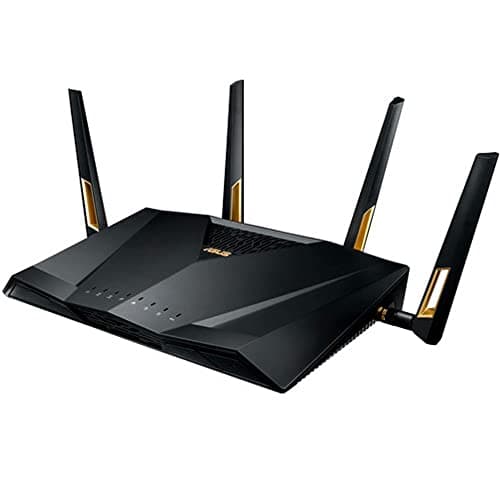 ASUS RT-AX88U AX6000 Dual Band WiFi 6 Gaming Router, 8 Ports, Lifetime Security, Adaptive QoS — view 3