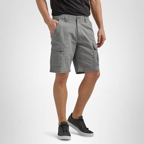 Wrangler Authentics Men's Classic Cargo Stretch Short, Gunmetal, 36 — view 4