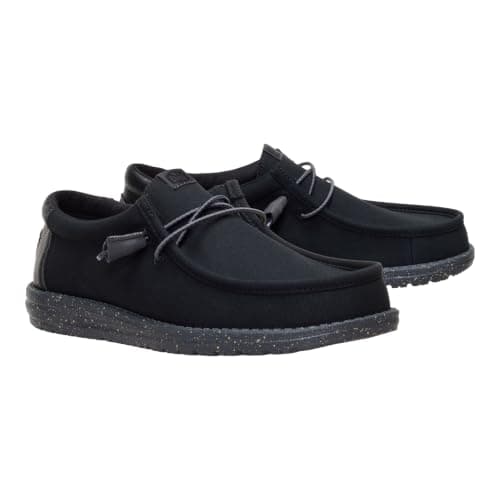 HEYDUDE Wally Hex Black/Black Size 11, Men’s Shoes, Slip-on Loafers, Comfortable & Light-Weight — view 6