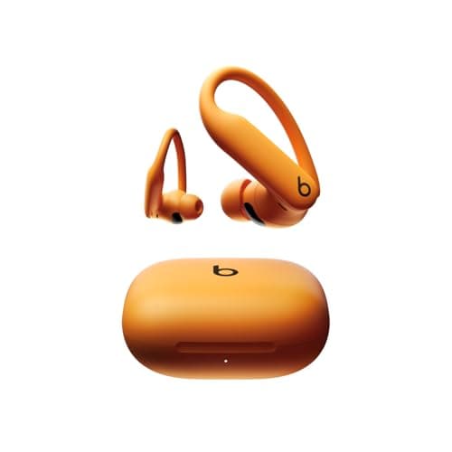 Beats Powerbeats Pro 2 - Wireless Noise Cancelling Workout Earbuds with Secure- Fit Earhooks, Up to 45-Hour Battery with Charging Case, Sweat & Water Resistant, Heart Rate Monitoring - Electric Orange