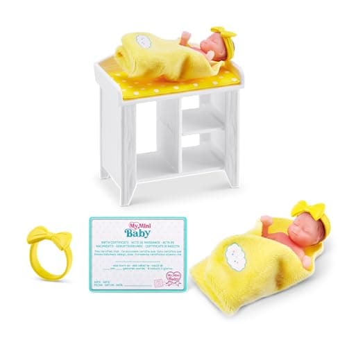 5 Surprise My Mini Baby Series 1 (2 Pack) by ZURU, Collectible Mystery Capsule, Toy for Girls, Realistic Miniature Baby, Playset and Accessories — view 3