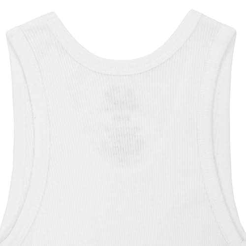Fruit Of The Loom Boys Eversoft Cotton Undershirts, T Shirts & Tank Tops Underwear, Tank - Toddler - 10 Pack - White, 4-5T US