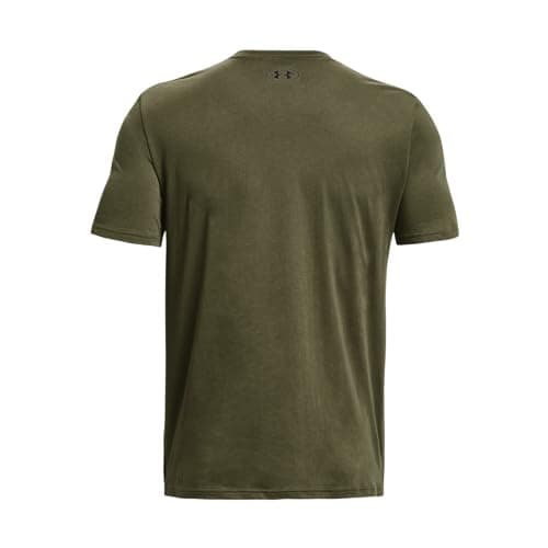 Under Armour Men's Sportstyle Left Chest Short-Sleeve T-Shirt, (390) Marine OD Green/Black/Black, Large — view 2