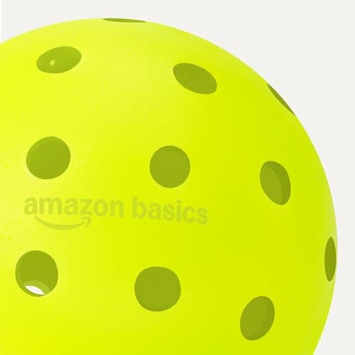 Amazon Basics Outdoor Pickleball Balls, USAPA Approved, Yellow, 12-Pack — view 2