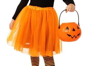 XINXIYAN Orange Tutu Skirts for Women Halloween Costume Adult Party Favor Dance Tulle Skirts
