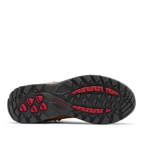Columbia Womens Newton Ridge Plus Waterproof Amped, Elk/Mountain Red, 9 Wide — view 5